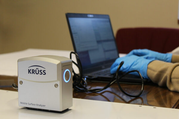 Lab Testing at QC Electronics | QC Electronics corona treatment lab trials at QC Electronics