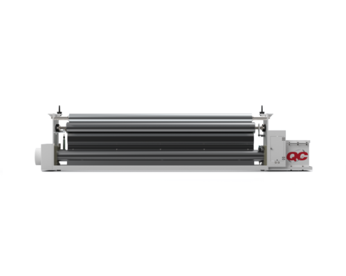 Bare roll corona treater by QC Electronics for corona treatment applications