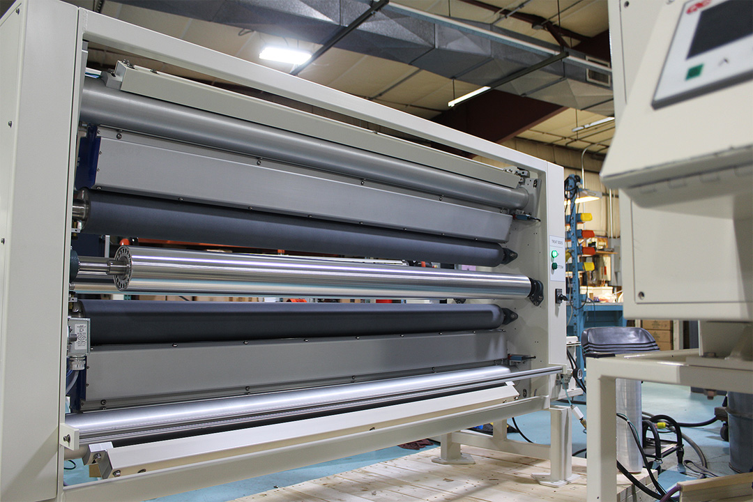 covered roll corona treater
