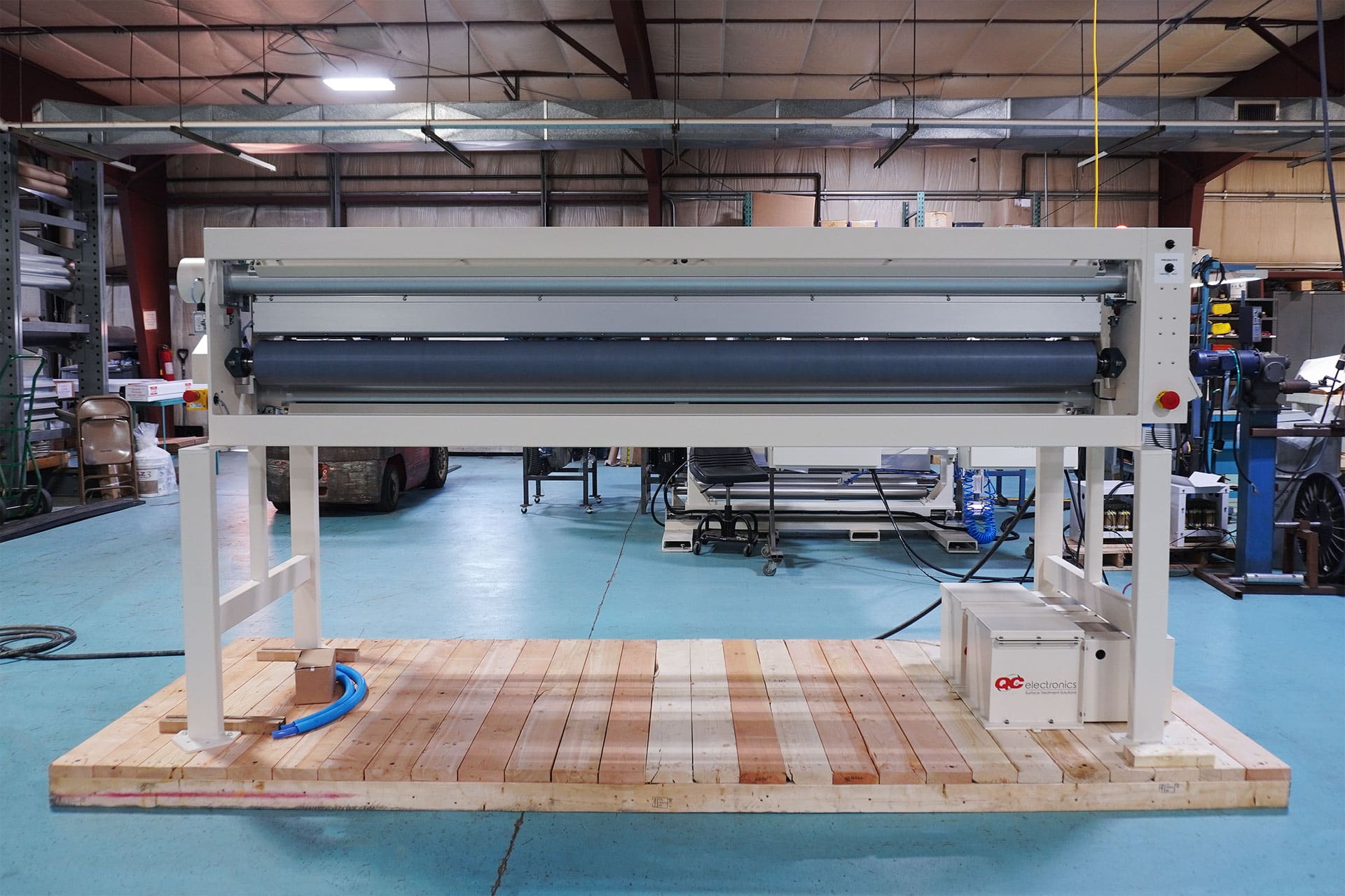 Anvil Rigid Web Corona Treater for Corrugated Plastic